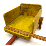 Vintage HOMEMADE KID-SIZE HAND-TRUCK TOY *Broken Handle* SACK-BARROW Wood Tool