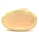 Antique WELLER POTTERY LIDO VASE 7.5" Pale Pink ART NOUVEAU Double Handled c1920