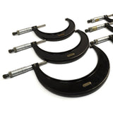 Vintage STARRETT OUTSIDE MICROMETER SET No. 436, Lot of 6 MICROMETERS 0-6" Range