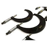 Vintage STARRETT OUTSIDE MICROMETER SET No. 436, Lot of 6 MICROMETERS 0-6" Range