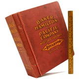 Vintage BIG BOOK c.1930's BAKER, HAMILTON & PACIFIC CO. Stiletto GENERAL CATALOG