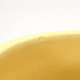 Antique WELLER POTTERY "BASKET WEAVE" VASE 8" Light Yellow COOKIE JAR **No Lid**