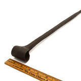 Antique HUGE 32.5" AUGER BIT 1" Bore MARKED "KKK" Custom Forged CRUDE LOOP TOP!