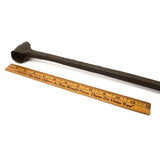 Antique HUGE 32.5" AUGER BIT 1" Bore MARKED "KKK" Custom Forged CRUDE LOOP TOP!