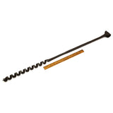 Antique HUGE 32.5" AUGER BIT 1" Bore MARKED "KKK" Custom Forged CRUDE LOOP TOP!