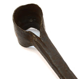 Antique HUGE 32.5" AUGER BIT 1" Bore MARKED "KKK" Custom Forged CRUDE LOOP TOP!