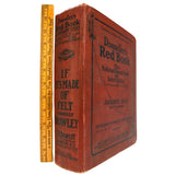 Vintage DONNELLEY'S RED BOOK January 1920 NATIONAL BUYERS GUIDE & SALES CATALOG