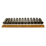 Vintage LATHE COLLET Lot of 13 "PRECISION 3AT" COLLETS Size Range: 1/16" - 5/8"