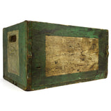 Vintage RHEINGOLD BEER CRATE Metal Wrapped "LIEBMANN BREWERIES" Box GREAT PATINA