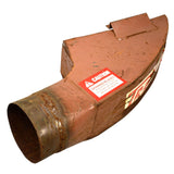 Vintage TRAC VAC DECK CHUTE/BOOT 14"x5" Opening, 5-5/8" Dia. Hose End MOWER PART