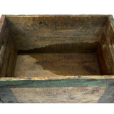 Vintage RHEINGOLD BEER CRATE Metal Wrapped "LIEBMANN BREWERIES" Box GREAT PATINA
