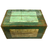 Vintage RHEINGOLD BEER CRATE Metal Wrapped "LIEBMANN BREWERIES" Box GREAT PATINA