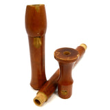 Vintage WOOD RECORDER 3-Piece by "IDEAL" Made in WEST GERMANY Wooden Flute RARE?
