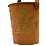 Vintage LITHO TIN "RAT FACE" SAND PAIL Chein c.1930's MICKEY MOUSE & KRAZY KAT!!