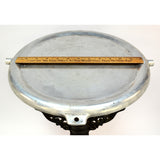 Antique CAST IRON WATER HEATER STAND Pedestal Base "J.D JOHNSON CO." Table/Stool