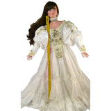 Limited RUSTIE 42" PORCELAIN DOLL "HEAVENLY PRINCESS" White Dress #189/1500 Rare