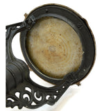 Antique CAST IRON WATER HEATER STAND Pedestal Base "J.D JOHNSON CO." Table/Stool