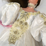 Limited RUSTIE 42" PORCELAIN DOLL "HEAVENLY PRINCESS" White Dress #189/1500 Rare