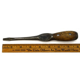 Vintage H.D SMITH 8" FLATHEAD SCREWDRIVER No. 3 "Perfect Handle" S-MONOGRAM LOGO