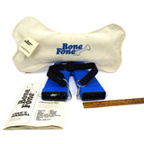 Vintage "BONE FONE" AM/FM RADIO c.1980 Complete in CANVAS CASE! Excellent WORKS!