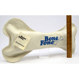 Vintage "BONE FONE" AM/FM RADIO c.1980 Complete in CANVAS CASE! Excellent WORKS!
