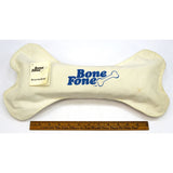 Vintage "BONE FONE" AM/FM RADIO c.1980 Complete in CANVAS CASE! Excellent WORKS!