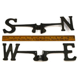 Vintage WEATHERVANE N-S-E-W DIRECTIONAL Replacement STEAMPUNK Repurpose ALUMINUM