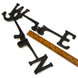 Vintage WEATHERVANE N-S-E-W DIRECTIONAL Replacement STEAMPUNK Repurpose ALUMINUM