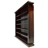 Antique MAHOGANY GOLF BALL DISPLAY SHELF w/ 6 Numbered Shelves 20"x22" SHADOWBOX