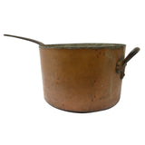 Antique HUGE COPPER POT Double Iron Handles 27 LITER/~7 GAL Large & Heavy KETTLE