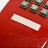 Hard To Find CORTELCO 'RED' CORDED TELEPHONE Wall Mounted CORD PHONE *Untested*