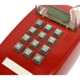 Hard To Find CORTELCO 'RED' CORDED TELEPHONE Wall Mounted CORD PHONE *Untested*