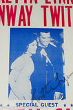 1974 Loretta Lynn & Conway Twitty Concert Poster !!SIGNED!! !!!FRAMED!!!