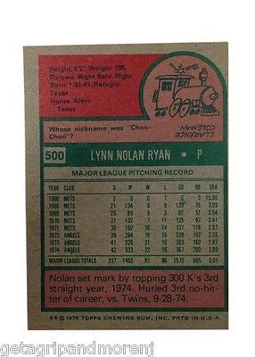 1974 Topps Nolan Ryan #20 Baseball Card Hall of Fame