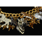 Excellent! LUNCH AT THE RITZ "JUNGLE  BRUNCH" CHARM BRACELET Lion TIGER Monkey +