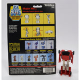 Vintage TONKA GOBOTS "MAJOR MO" #54 Friendly Robot RED SPORTS CAR + CARD-BACK!!