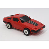 Vintage TONKA GOBOTS "MAJOR MO" #54 Friendly Robot RED SPORTS CAR + CARD-BACK!!