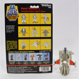 Vintage TONKA GOBOTS "HEAT SEEKER" #52 Friendly Robot FIGHTER PLANE + CARD-BACK!