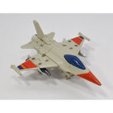 Vintage TONKA GOBOTS "HEAT SEEKER" #52 Friendly Robot FIGHTER PLANE + CARD-BACK!