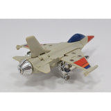 Vintage TONKA GOBOTS "HEAT SEEKER" #52 Friendly Robot FIGHTER PLANE + CARD-BACK!