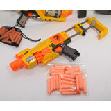 Tested NERF LOT; 3-GUNS & More! DEPLOY-SPECTRE-BARRICADE Long Clip 55 BULLETS +!