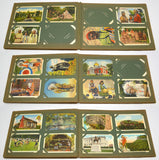 Antique POST CARD ALBUM 21-Pages of 126 Cards AMERICAN INDIAN EPHEMERA SCRAPBOOK