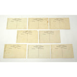 VTG/Antique POST CARD Lot of 8 "HISTORICAL SERIES, DEERFIELD, MASS." Edison Mfg.