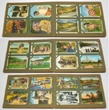 Antique POST CARD ALBUM 21-Pages of 126 Cards AMERICAN INDIAN EPHEMERA SCRAPBOOK