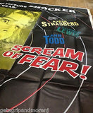 1961 Scream of Fear MOVIE POSTER 6 Sheet (4 Piece) 81 in x 81 in AWESOME!