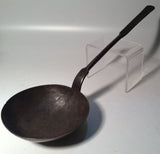 18th Century Tasting Spoon Large Antique Wrought Iron Exhibit Piece Pre-Revolution