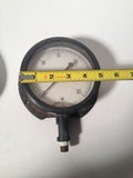 2 Vintage GAUGES Steampunk Gage USG LARGE 5 Inch Low Pressure Steam Punk