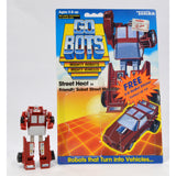 Vintage TONKA GOBOTS "STREET HEAT" #36 Friendly FUNNY CAR MACHINE w/ CARD-BACK!!