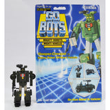Vintage TONKA GOBOTS "GEEPER-CREEPER" #28 Enemy OFF-ROAD VEHICLE w/ CARD-BACK!!