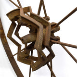 Antique ADJUSTABLE SPOKE WHEEL Huge! 30.25" dia 11-Spokes *MISSING 1* Marked "3"